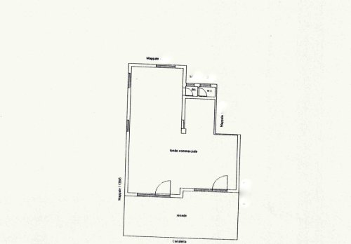 Planimetria Appartamento indipendente con posti auto - giardino e resedi